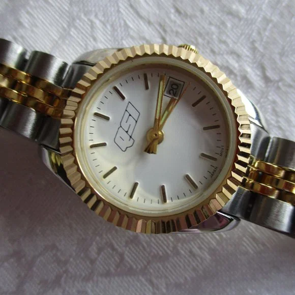 VINTAGE LUXURY STAINLESS STEEL WATCH – NWOT